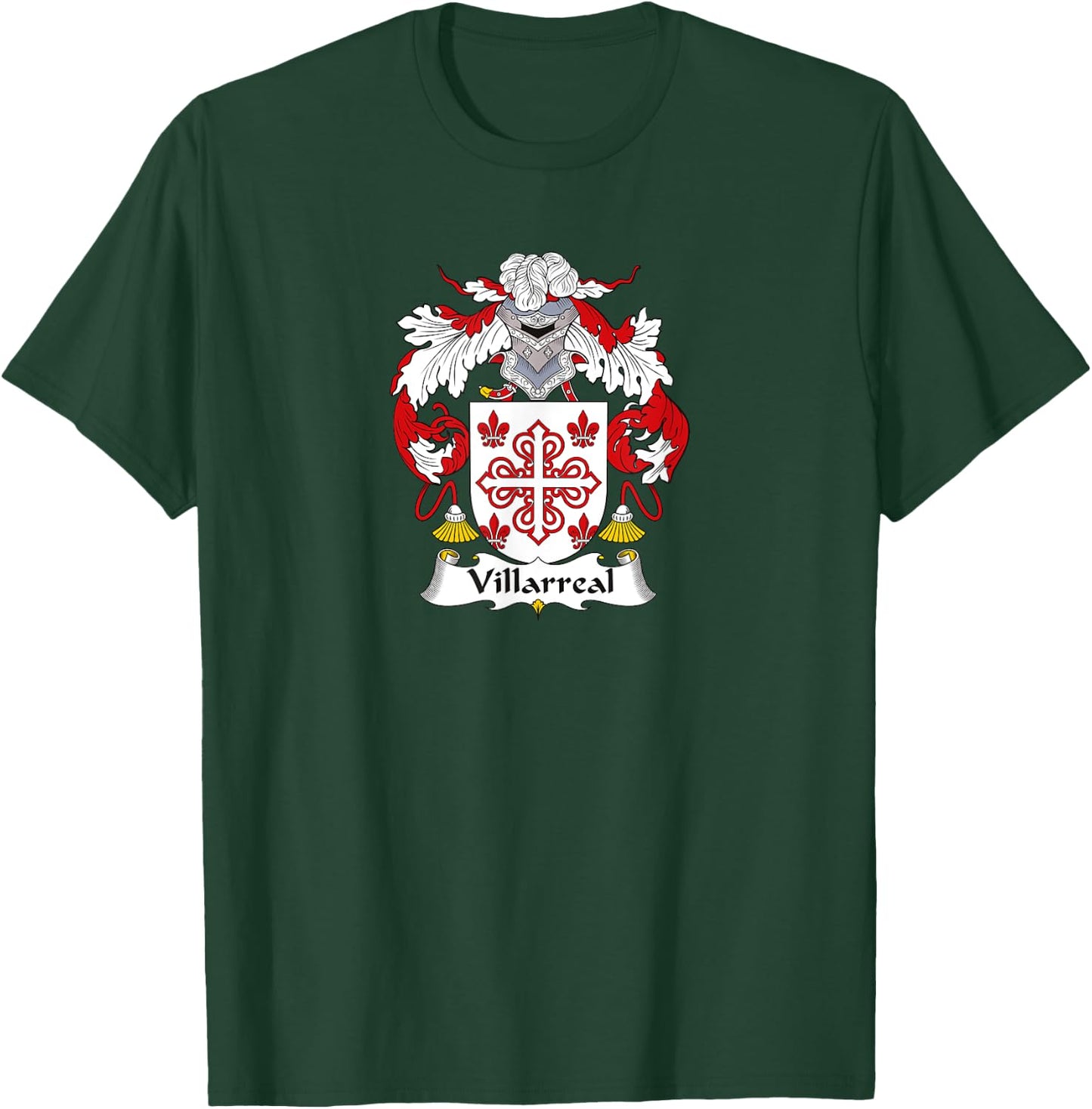 Villarreal Coat of Arms - Family Crest Shirt T-Shirt - T-Shirt | Forest