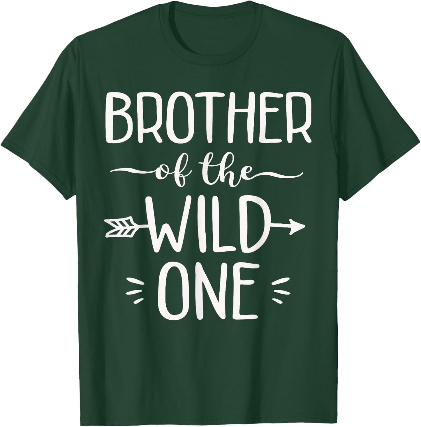 Brother Of The Wild One Shirt Funny 1st Birthday Safari Gift T-Shirt - T-Shirt | Forest