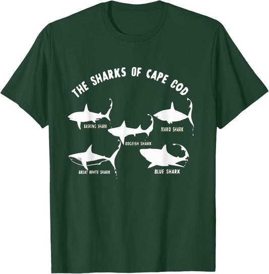 The Sharks Of Cape Cod T-Shirt - T-Shirt | Forest
