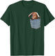 Goat Pocket Baby Goat Peeking Funny Goat shirt Animal T-Shirt - T-Shirt | Forest