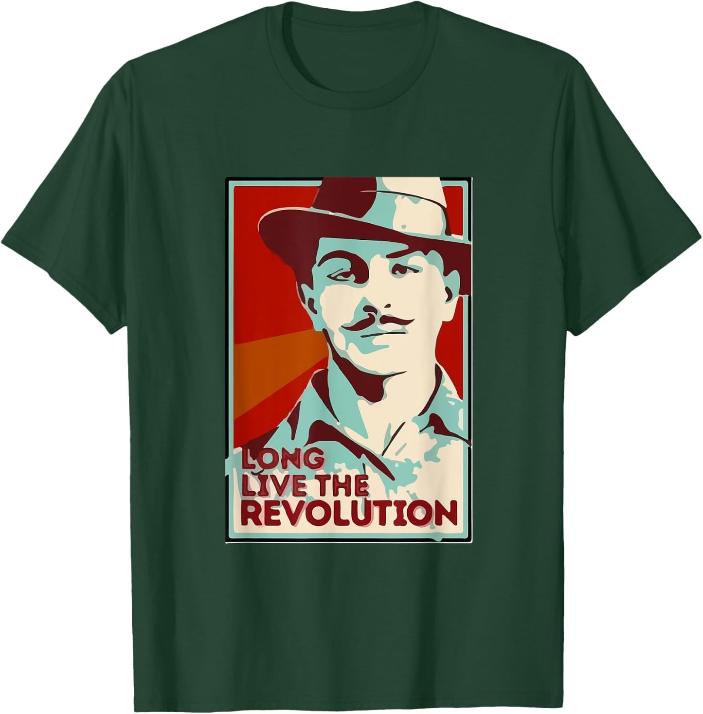 Shaheed Bhagat Singh Revolution T-Shirt - T-Shirt | Forest