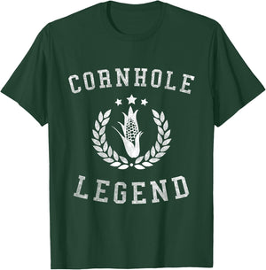 Cornhole Legend - Funny Cornhole Game Shirt T-Shirt - T-Shirt | Forest