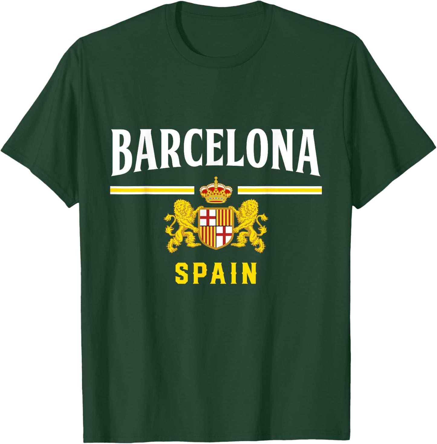 Barcelona Spain Jersey Barcelona Espana Vintage Souvenir T-Shirt - T-Shirt | Forest