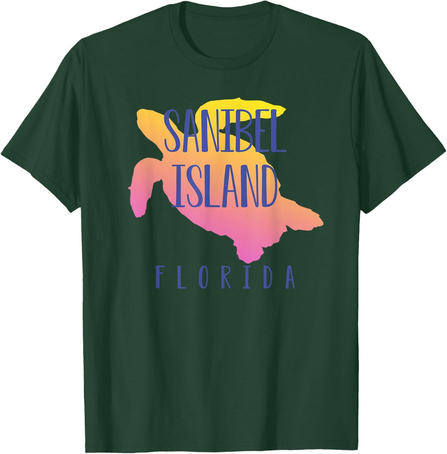 Sanibel Island Florida Sea Turtle Family Vacation T-Shirt - T-Shirt | Forest