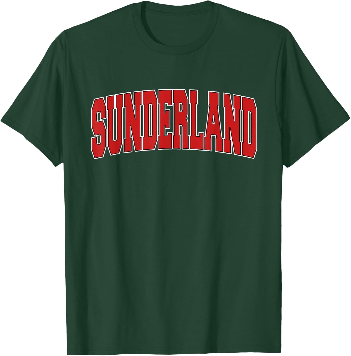 Sunderland Varsity Style Vintage Retro UK Sports T-Shirt - T-Shirt | Forest
