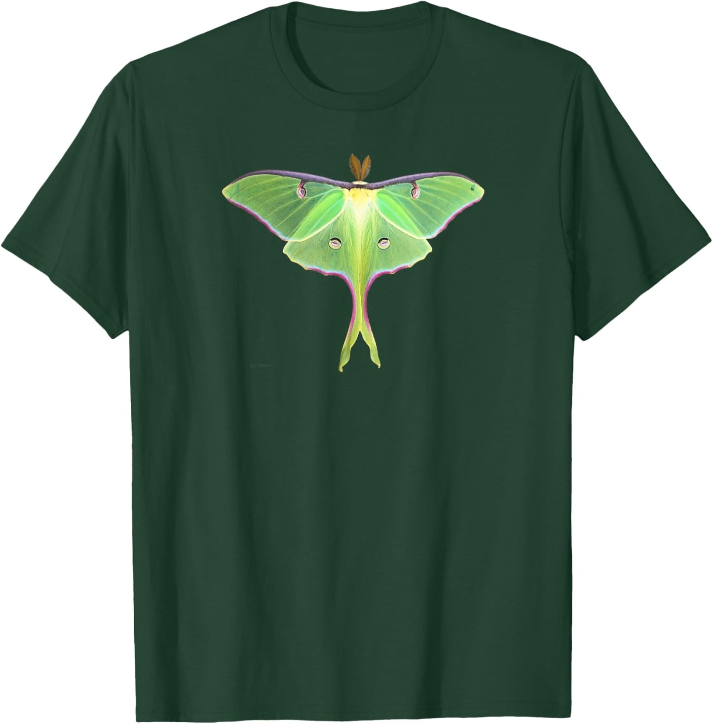 Luna Moth Beautiful Nature Butterfly Gift Lg T-Shirt - T-Shirt | Forest