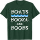 Boats, Booze, and Boobs Summer Waves Beer Cruise T-Shirt - T-Shirt | Forest