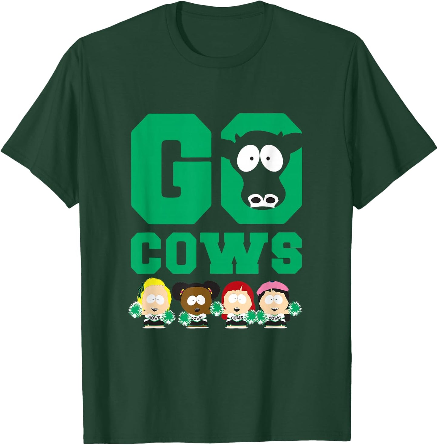 South Park Go Cows - Officially Licensed T-Shirt - T-Shirt | Forest