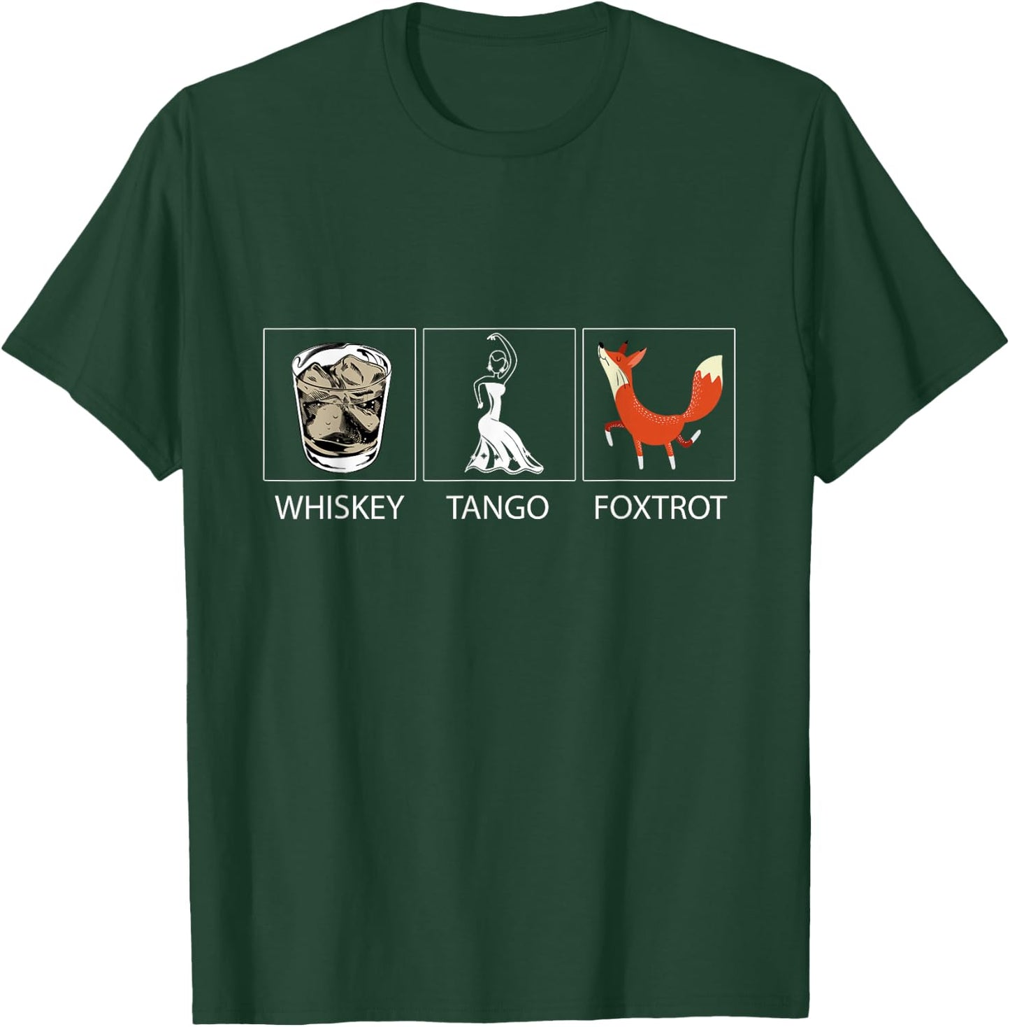 Whiskey Tango Foxtrot Shirt Funny Novelty T-Shirt - T-Shirt | Forest