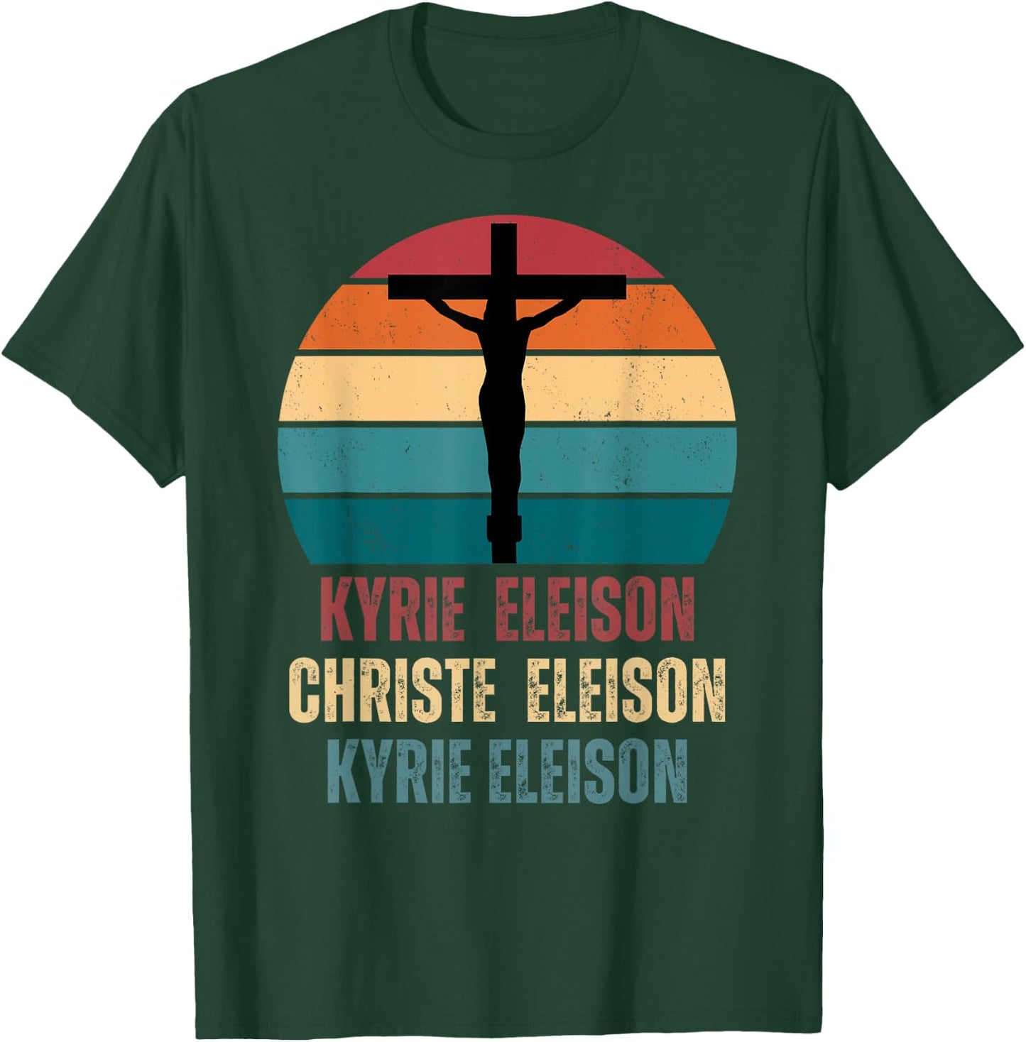 Kyrie Eleison Christe Eleison Kyrie Eleison T-Shirt - T-Shirt | Forest