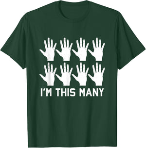 Forty Fingers I'm This Many for 40 Year-Olds T-Shirt - T-Shirt | Forest