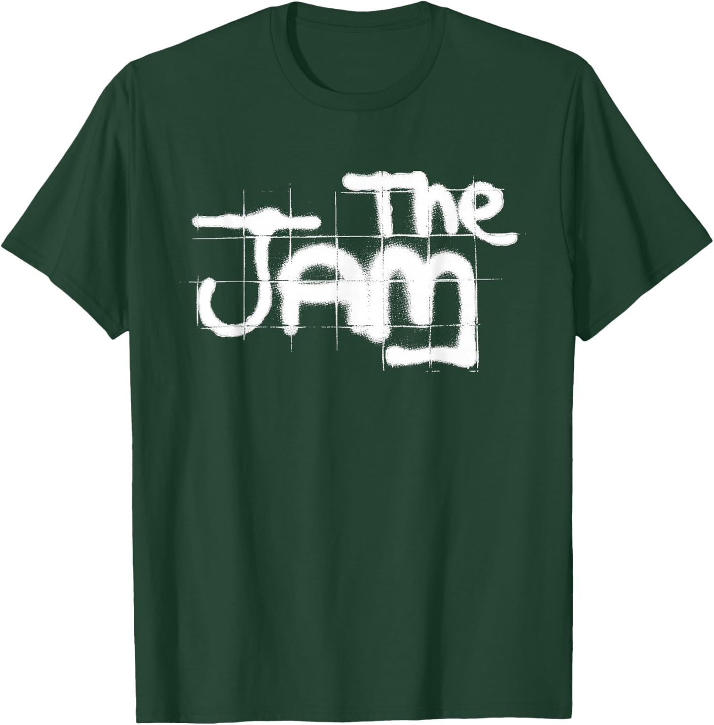 The Jam Official White Graffiti Spray Logo T-Shirt - T-Shirt | Forest