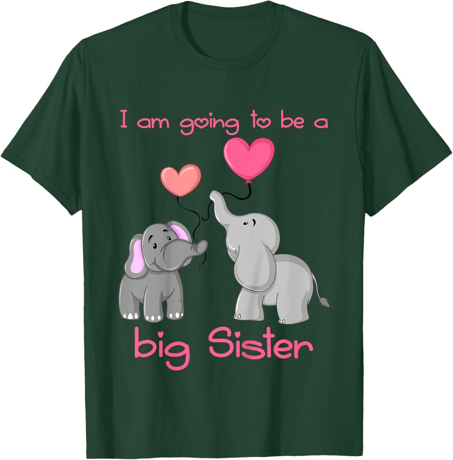 I am going to be a big sister T-Shirt - T-Shirt | Forest