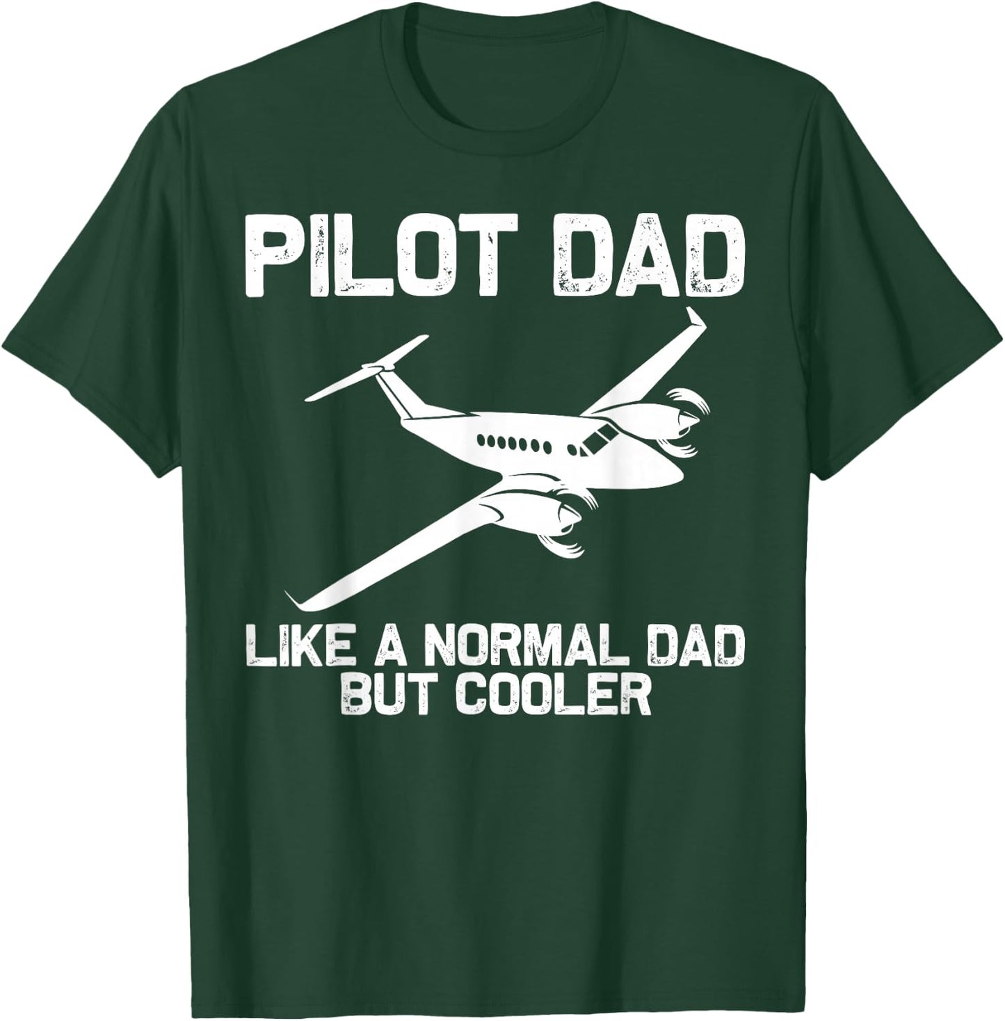 Funny Pilot Dad Art Father Aviation Airplane Pilot T-Shirt - T-Shirt | Forest