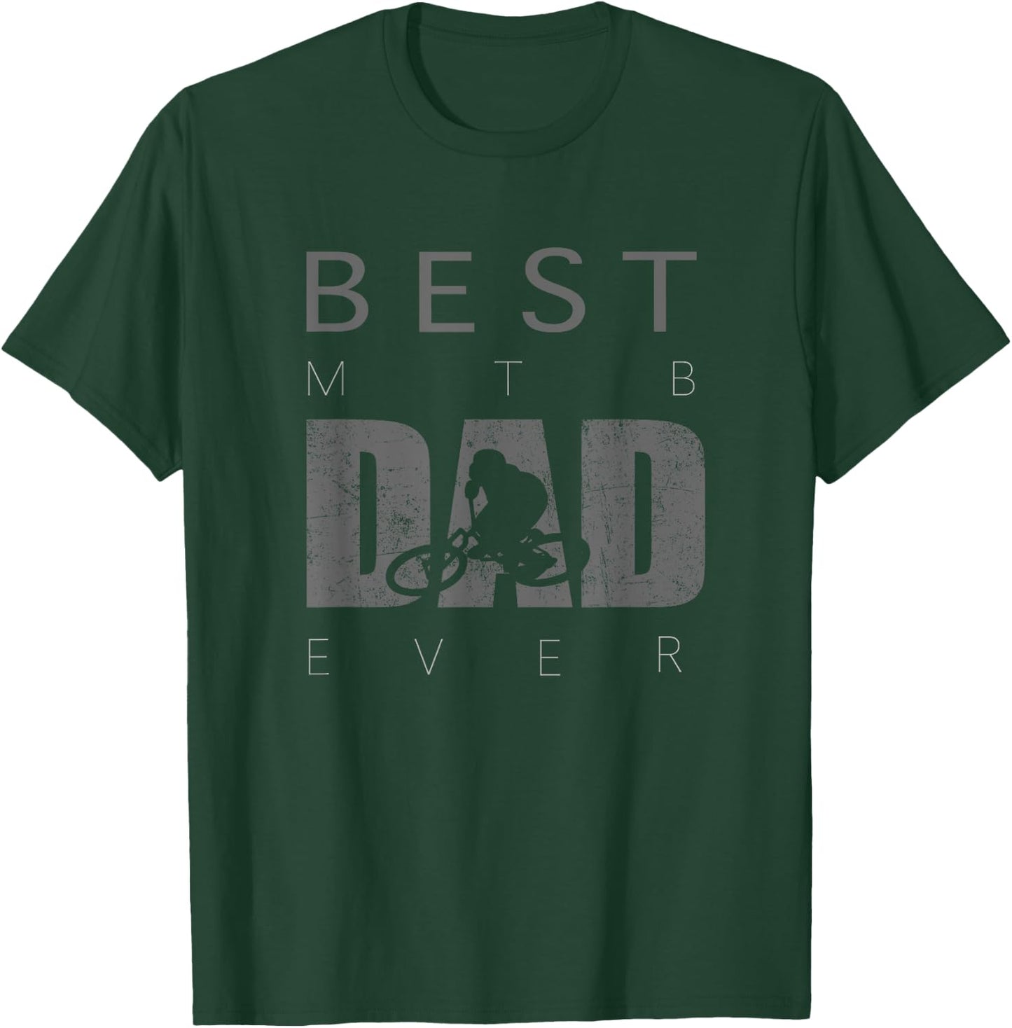 Best MTB Dad Ever Mountain Bike Shirt - Vintage MTB T Shirt T-Shirt - T-Shirt | Forest