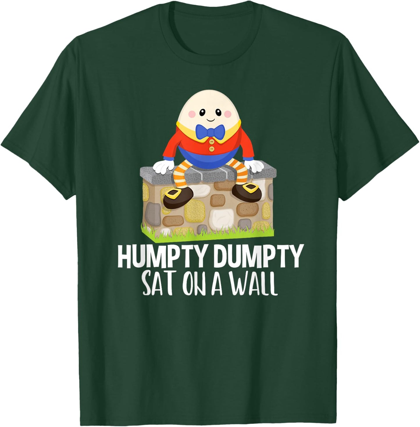 Humpty Dumpty Kids Nursery Rhyme T-Shirt - T-Shirt | Forest