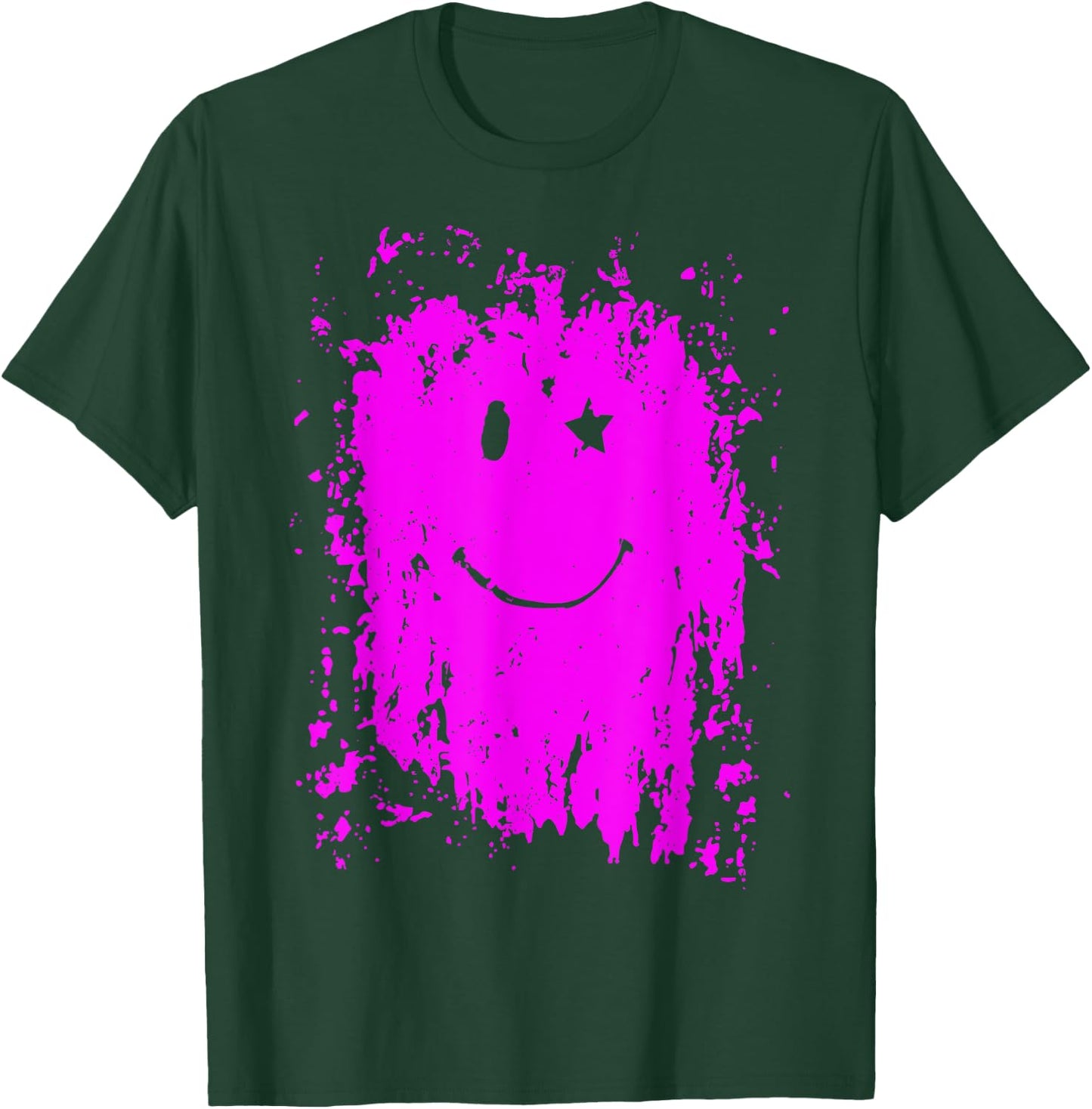 Funny Mud Splatter Face Cool Marathon and Mud Run T-Shirt - T-Shirt | Forest