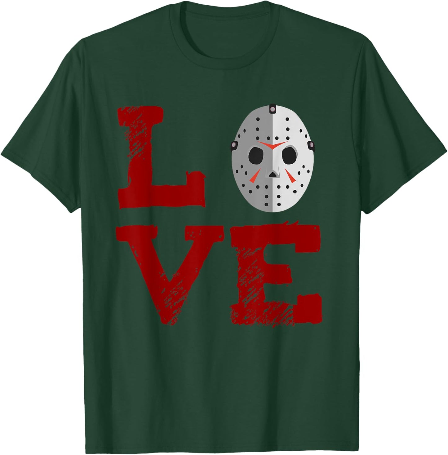 Jason Mask Love Shirt T-Shirt - T-Shirt | Forest