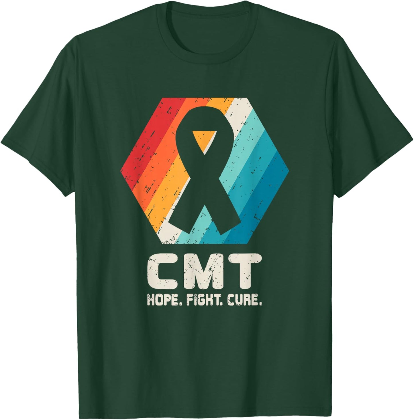 Charcot-Marie-Tooth Disease T Shirt CMT Awareness Gift T-Shirt - T-Shirt | Forest