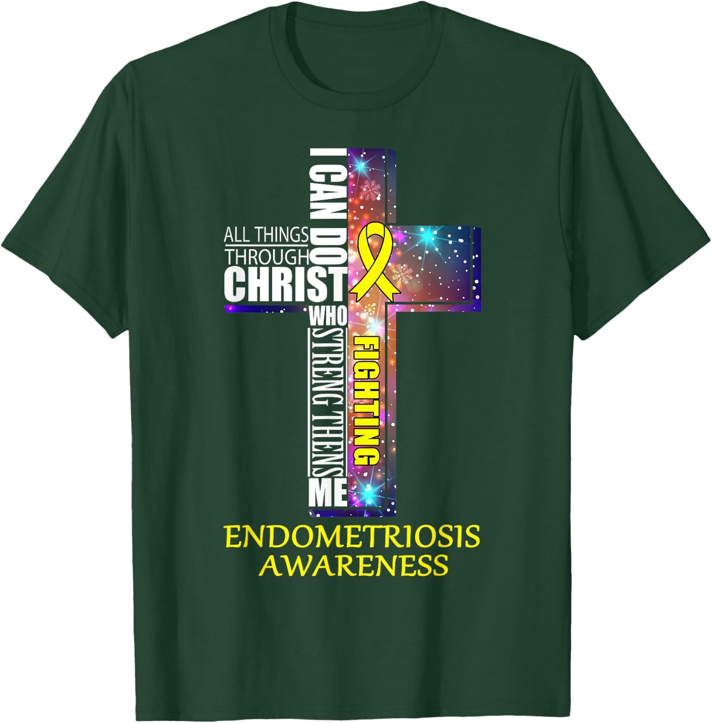 ENDOMETRIOSIS Awareness Shirt - Christmas Gift Shirt T-Shirt - T-Shirt | Forest