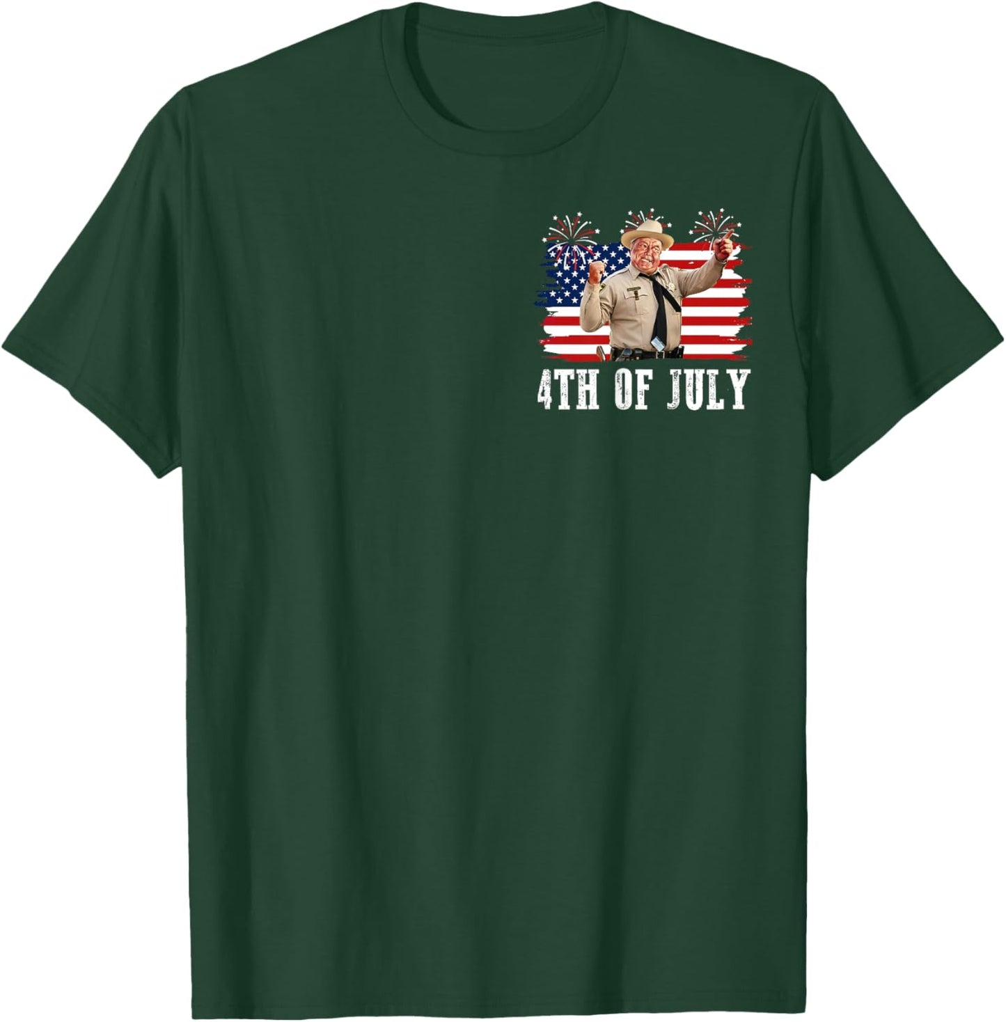 2 Sides Happy 4th of July to All You Sumbitches Patriotic T-Shirt - T-Shirt | Forest