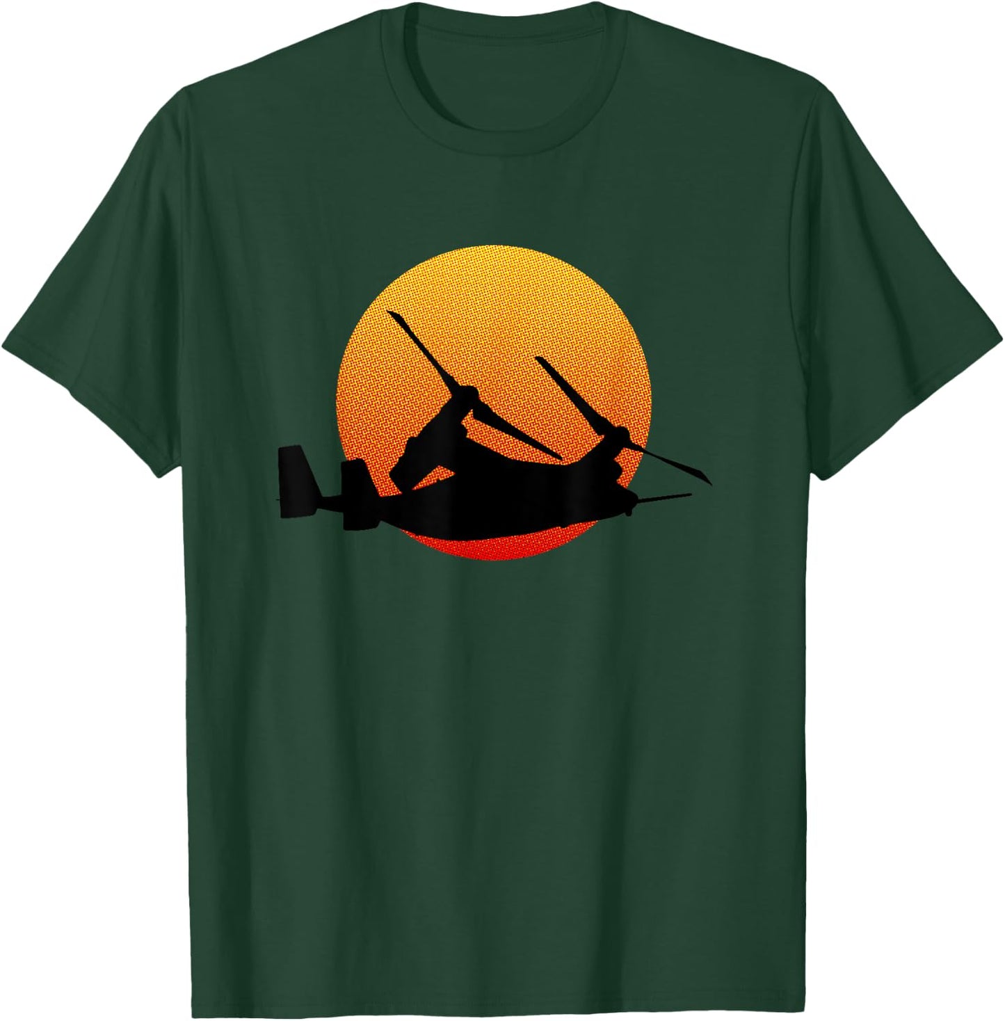 V-22 Osprey Aircraft Military History Lovers T-Shirt - T-Shirt | Forest