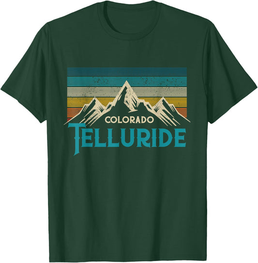 Telluride Colorado Vintage USA America Souvenir T-Shirt - T-Shirt | Forest