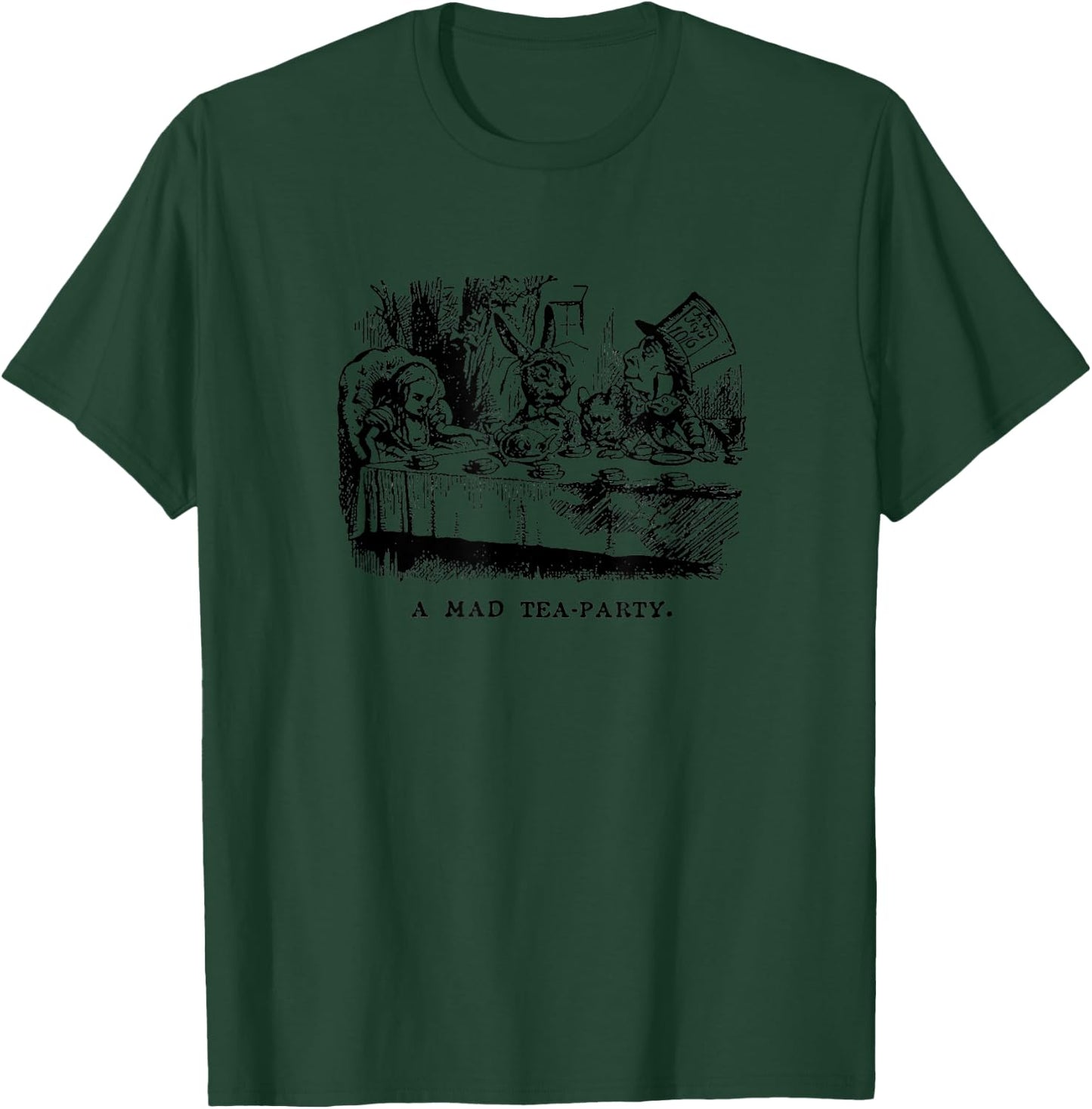 A Mad Hatter Tea Party from Alice in Wonderland T-Shirt - T-Shirt | Forest