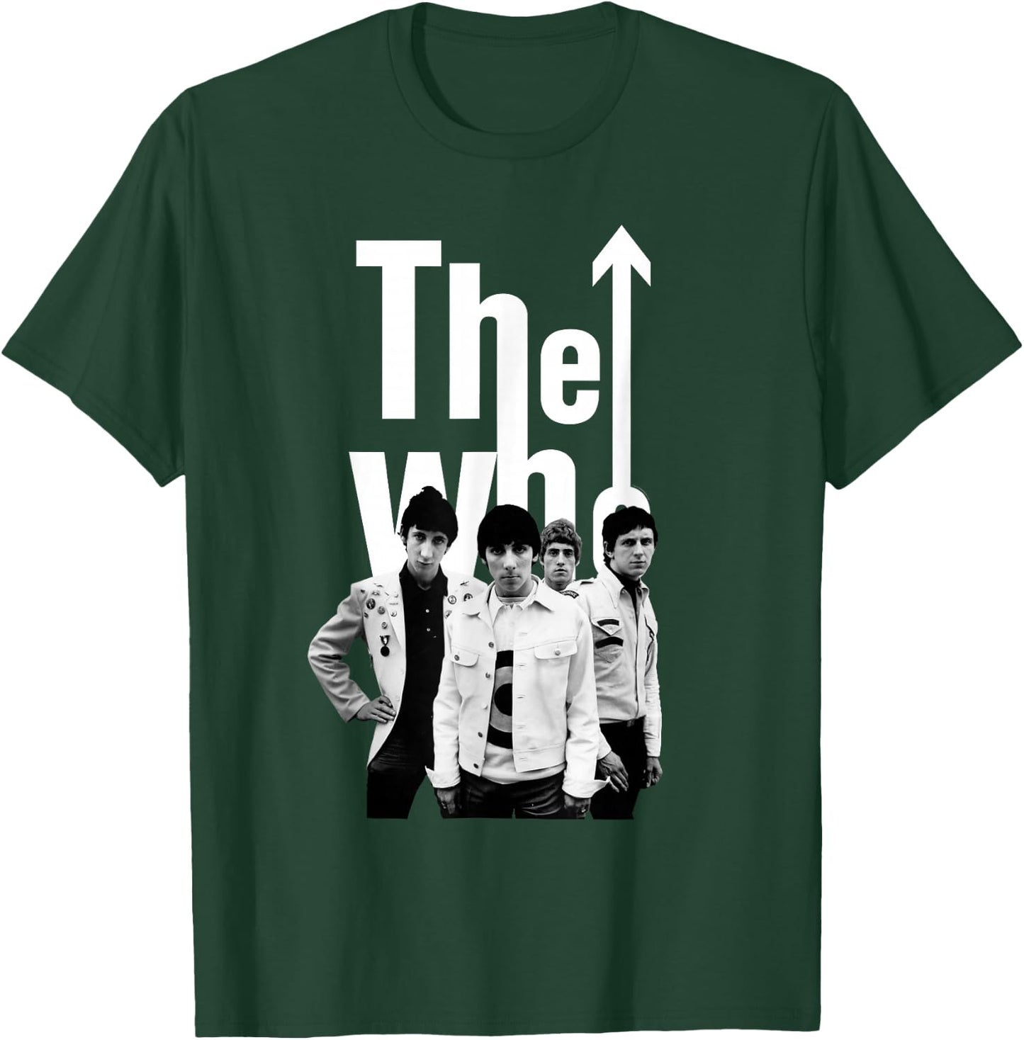 The Who Official 60's Black & White Band T-Shirt - T-Shirt | Forest