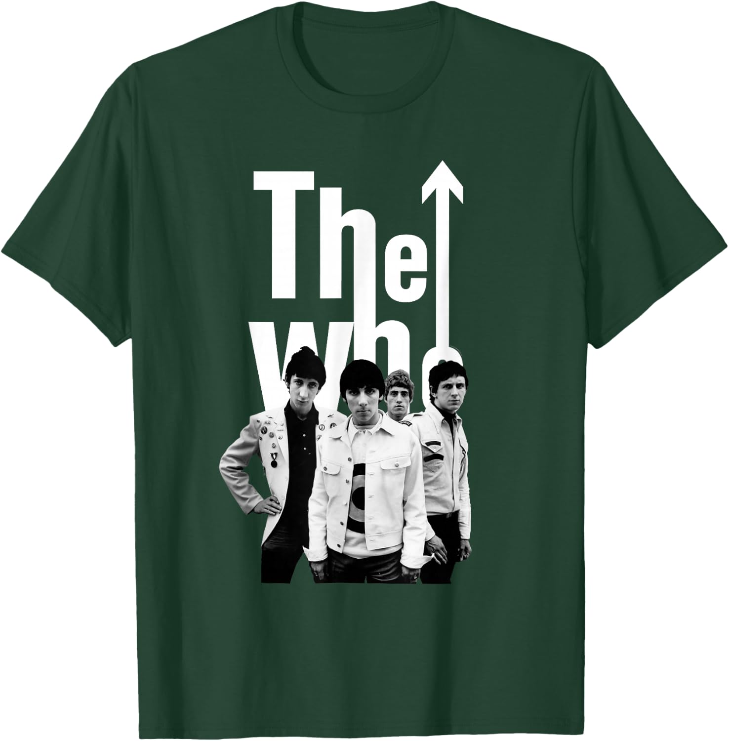 The Who Official 60's Black & White Band T-Shirt - T-Shirt | Forest