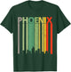 Phoenix Shirt | 80's Vintage Retro Phoenix Skyline T-Shirt - T-Shirt | Forest
