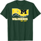 Michigan Wolverines Retro Flashblock Black T-Shirt - T-Shirt | Forest