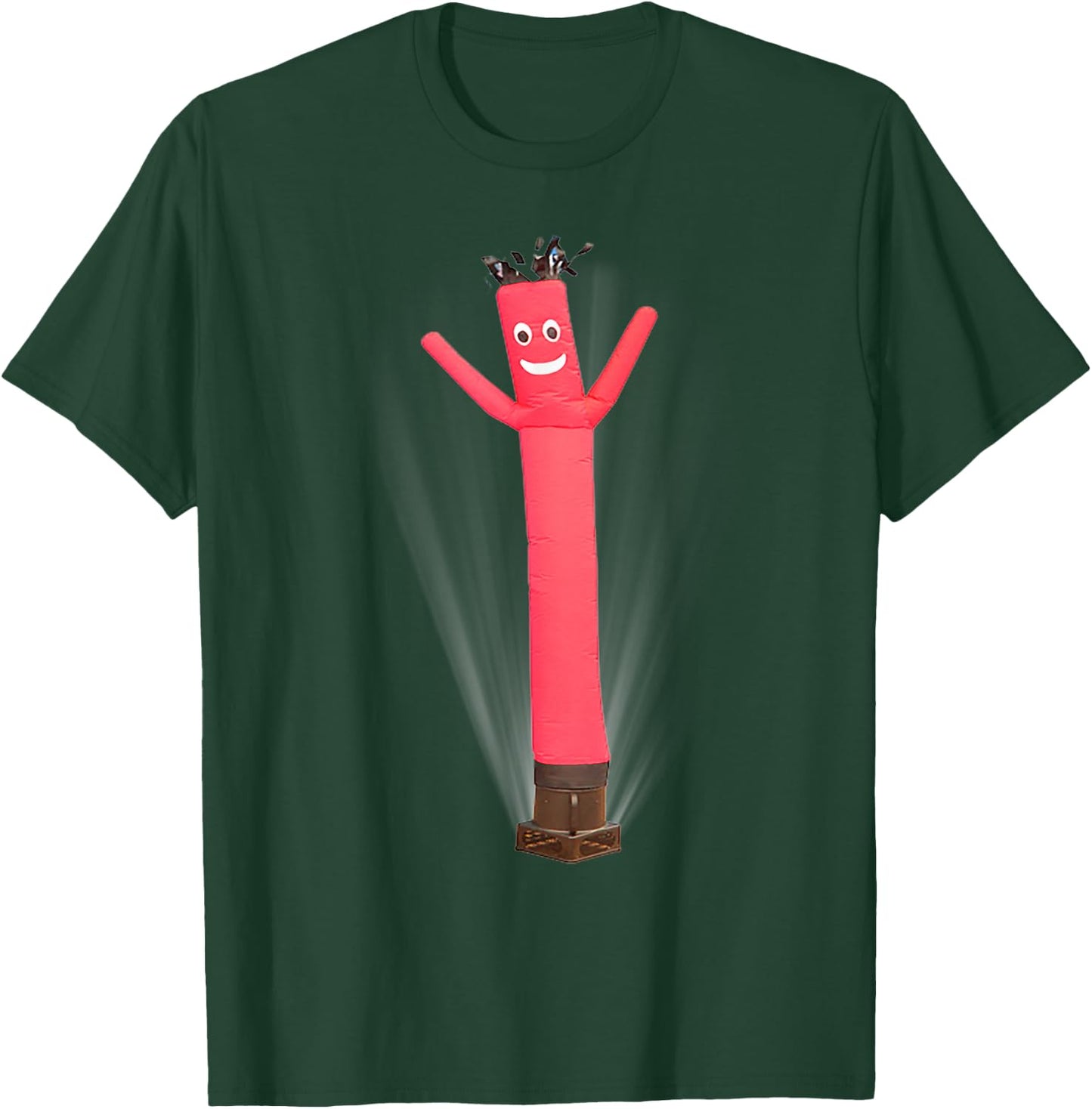 Wacky Waving Inflatable Tube Man Air Dancer Red T-Shirt - T-Shirt | Forest
