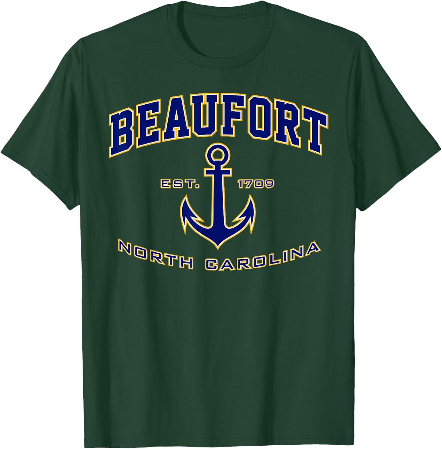 Beaufort NC Shirt , Men, Girls & Boys T-Shirt - T-Shirt | Forest