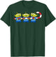 Disney Pixar Toy Story Aliens Candy Cane Christmas T-Shirt - T-Shirt | Forest