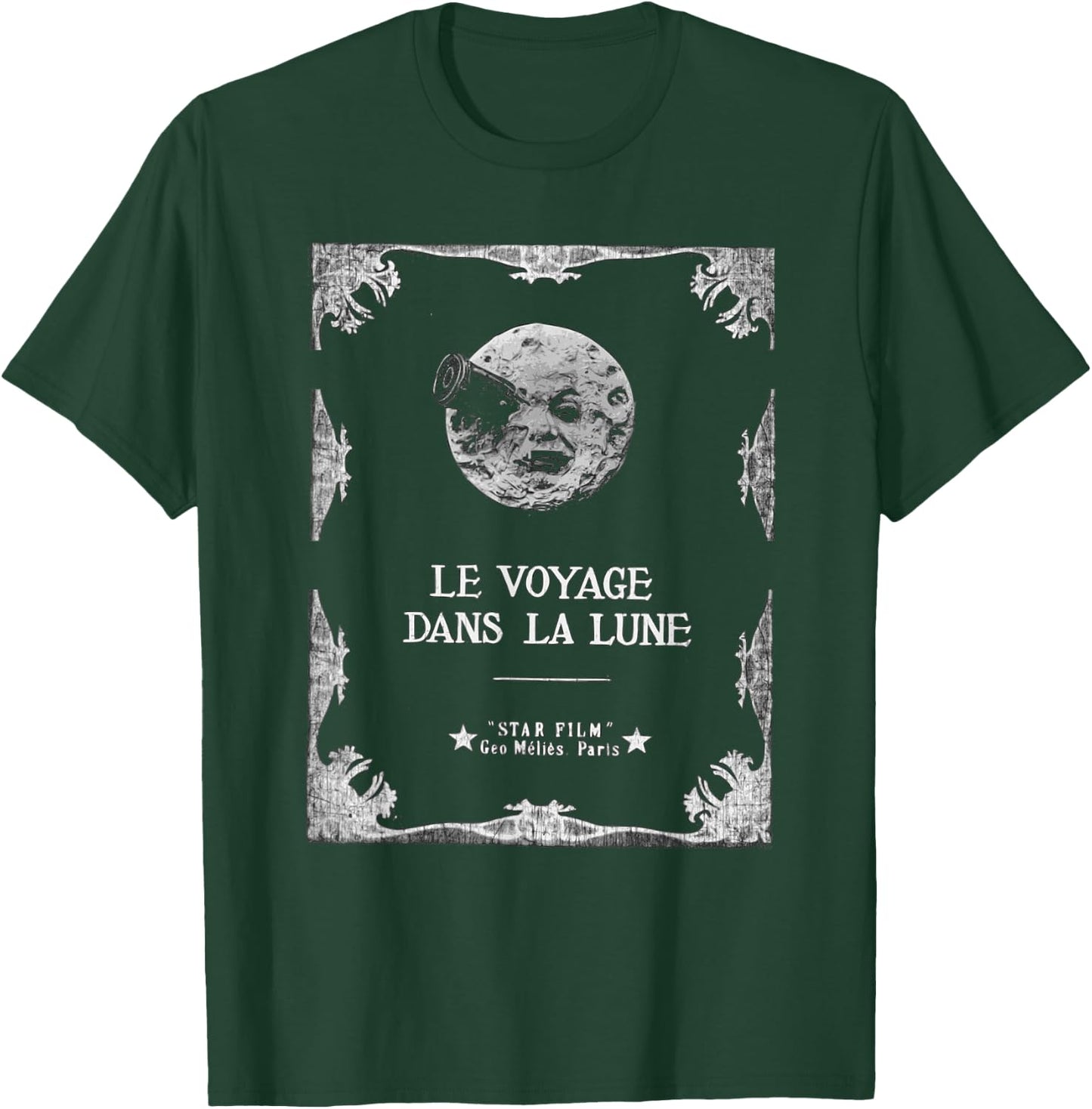 A Trip to the Moon ( Le Voyage dans la Lune) Classic Movie T-Shirt - T-Shirt | Forest