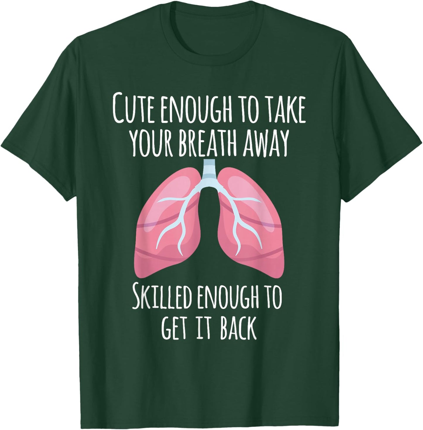 Pulmonary Doctor Design - Lung Doctor Gift T-Shirt - T-Shirt | Forest