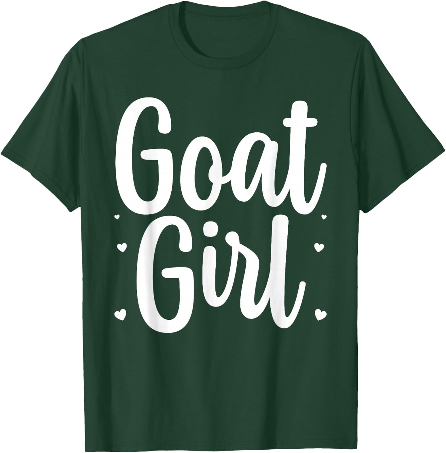 Cool Goat Design Girls Animal Farming Goat Lover T-Shirt - T-Shirt | Forest