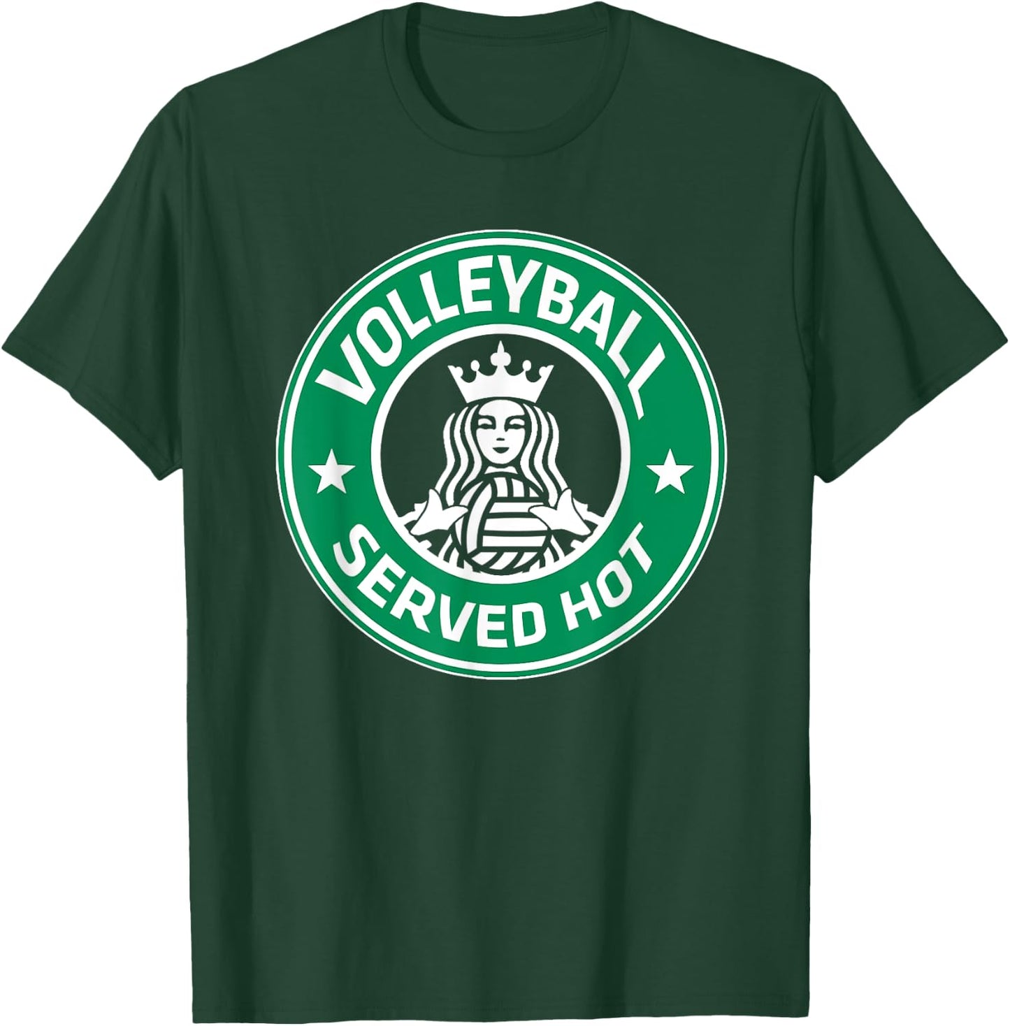 Volleyball Served Hot - Great Volleyball Player T-Shirt - T-Shirt | Forest