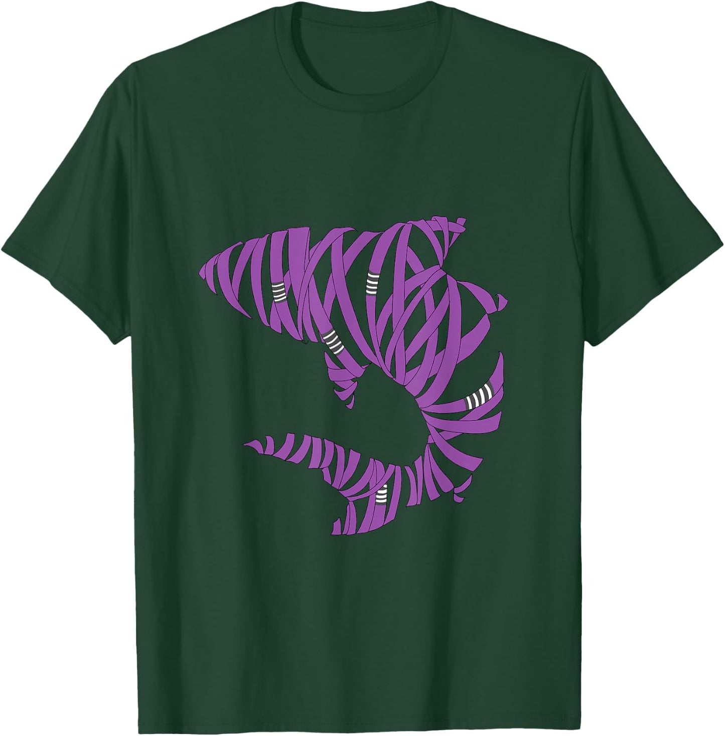 Bjj Jiu Jitsu Belt Shark - Purple Belt T-Shirt - T-Shirt | Forest