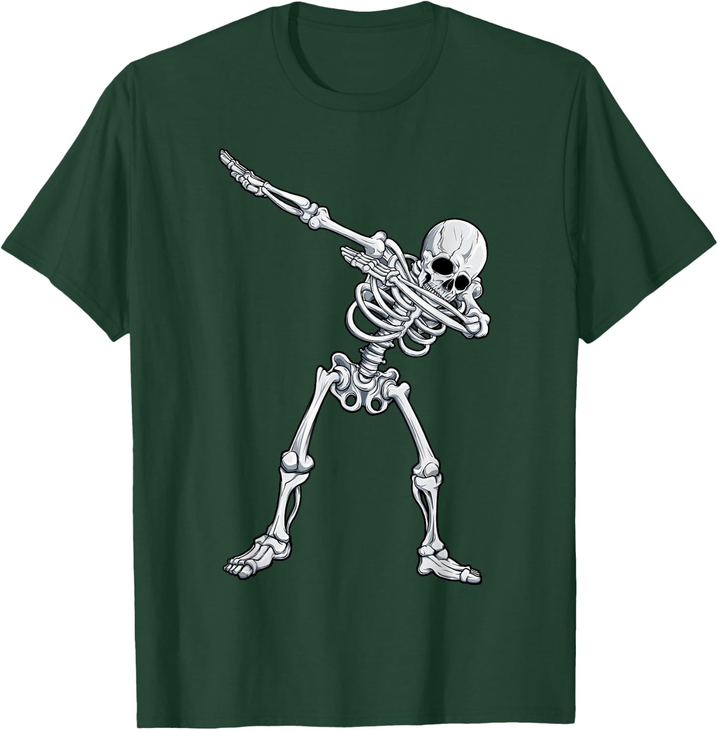 Dabbing Skeleton T Shirt Halloween Kids Boys Men Funny Dab T-Shirt - T-Shirt | Forest
