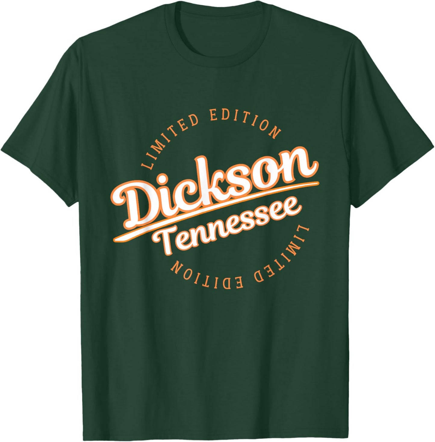 Retro Athletic Dickson TN Apparel T-Shirt - T-Shirt | Forest