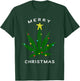 Funny Marijuana Cannabis Merry Christmas Stoner T-Shirt - T-Shirt | Forest