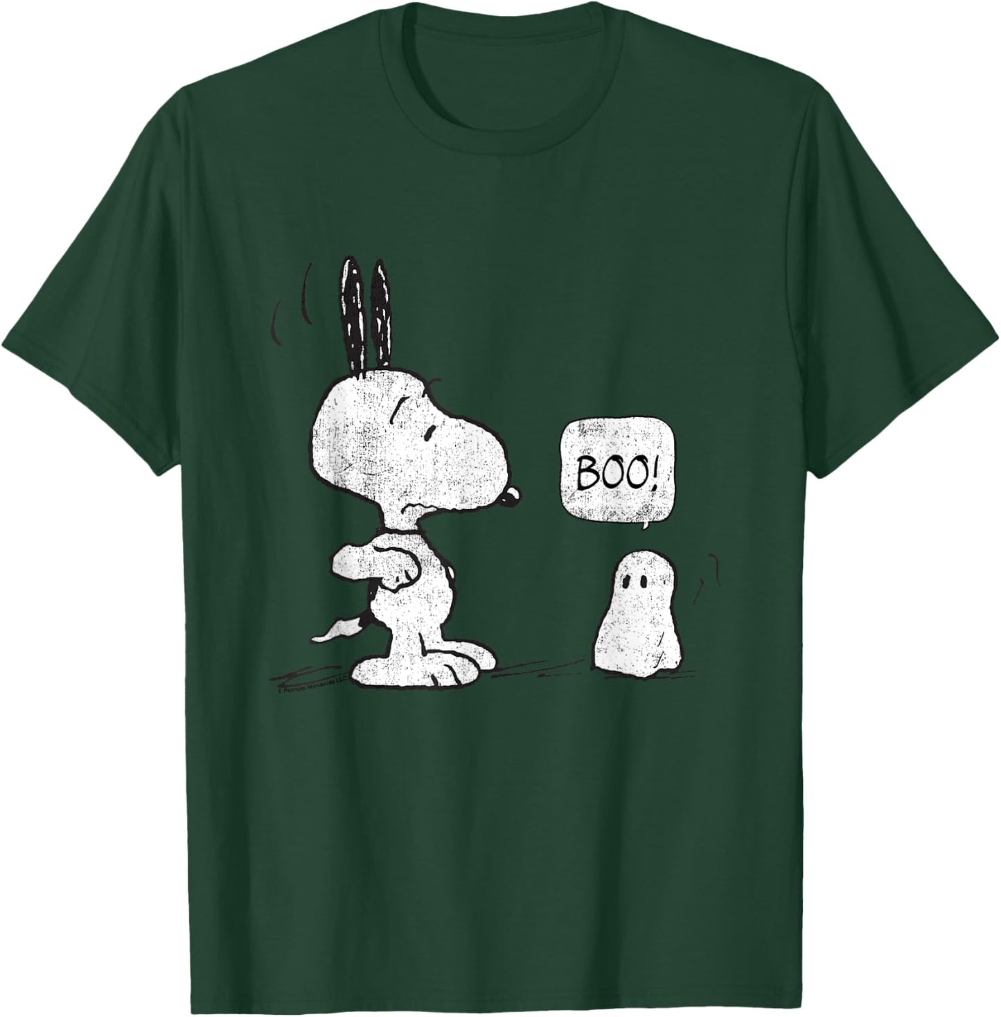 Peanuts Halloween Ghost Fright Snoopy T-Shirt - T-Shirt | Forest