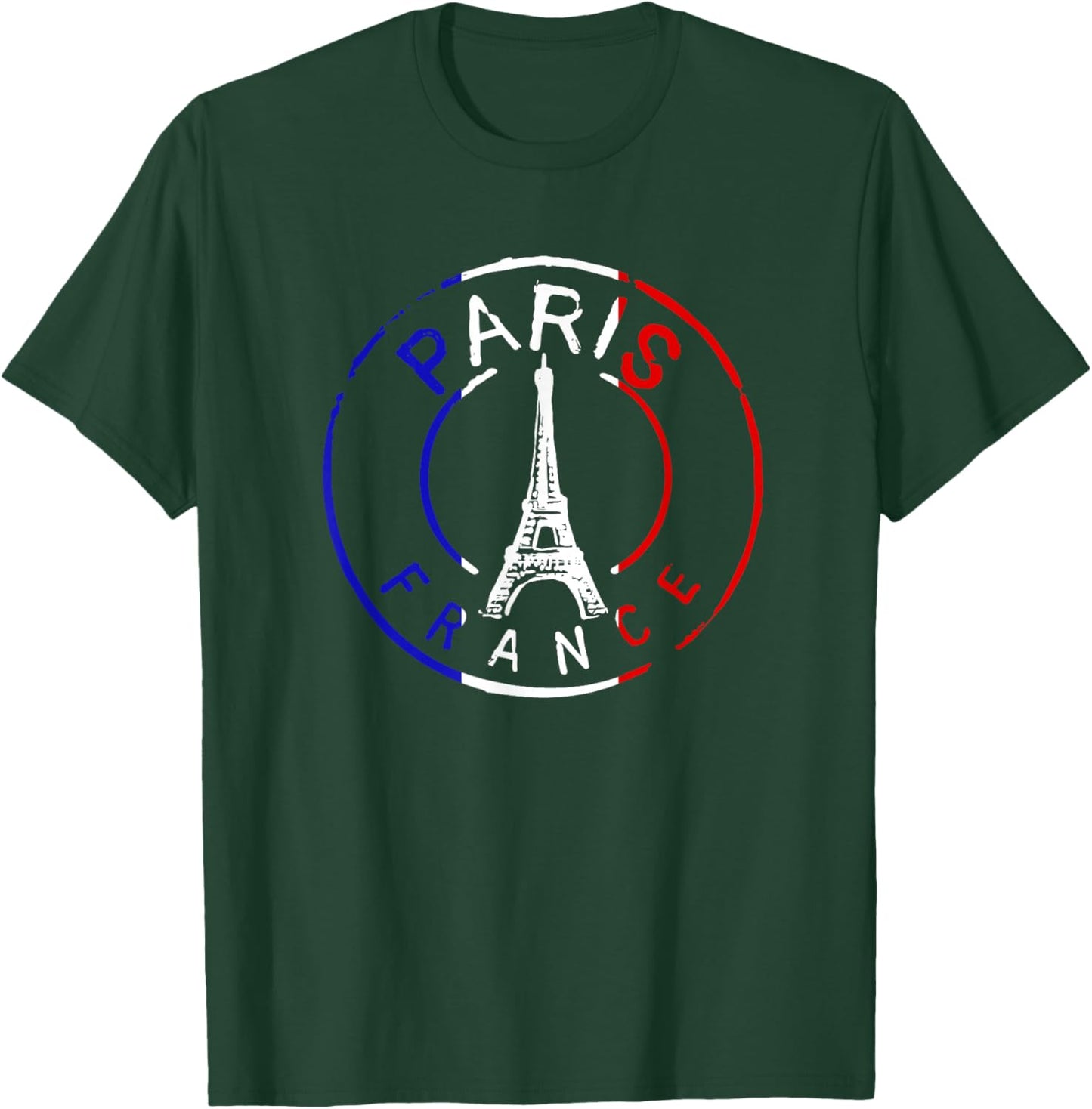 Vintage Retro Paris France Eiffel Tower T-Shirt - T-Shirt | Forest