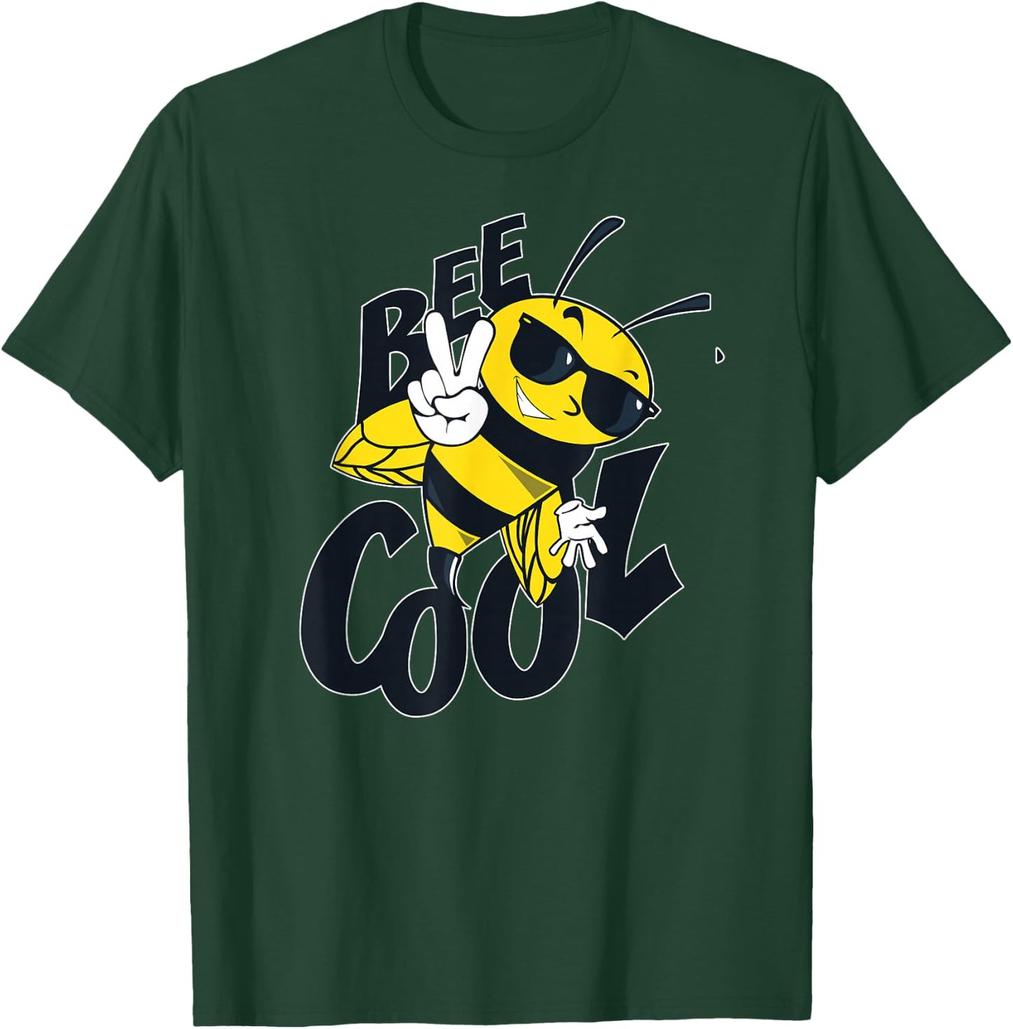 Bee Honey Bee Bumblebee Honeycomb Bee Cool T-Shirt - T-Shirt | Forest