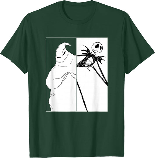 The Nightmare Before Christmas - Jack Skellington vs Oogie T-Shirt - T-Shirt | Forest