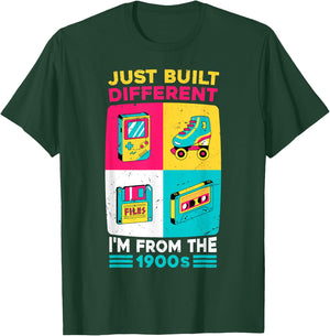 Funny Just Built Different - I'M From The 1900S Retro T-Shirt - T-Shirt | Forest