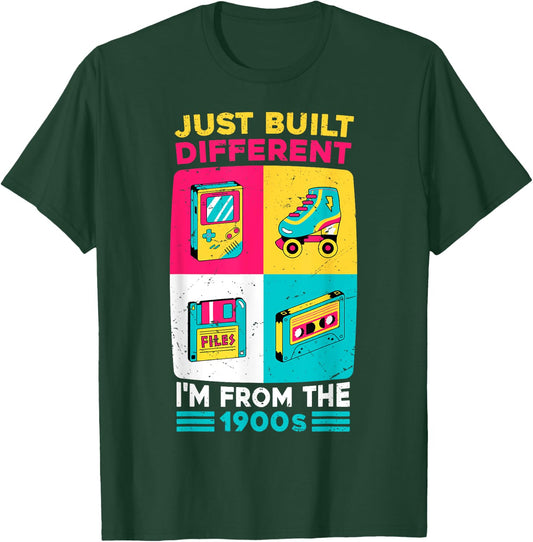 Funny Just Built Different - I'M From The 1900S Retro T-Shirt - T-Shirt | Forest
