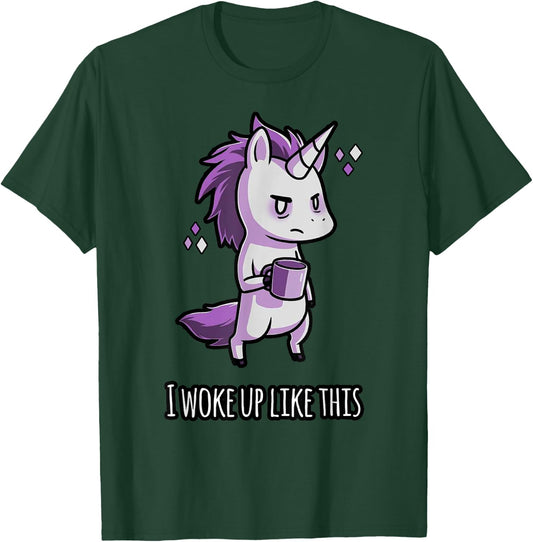 I woke up Like this Unicorn Coffee T-Shirt - T-Shirt | Forest